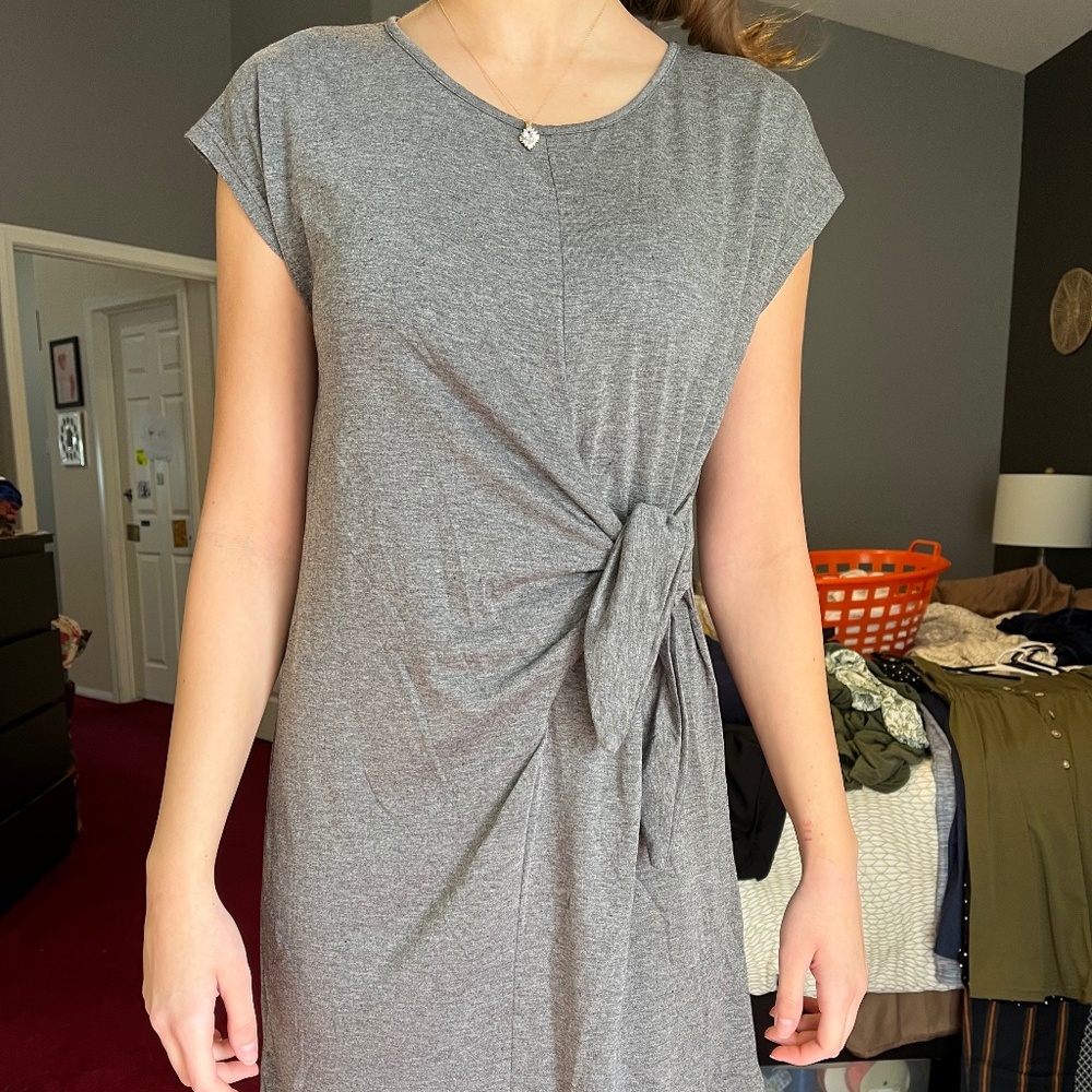 Front tie dress